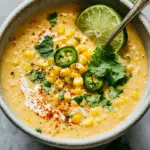 Creamy Mexican Street Corn Soup Recipe