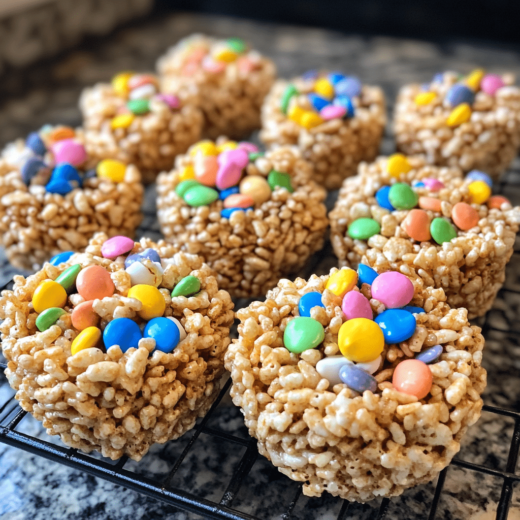 Rice Krispie Nests