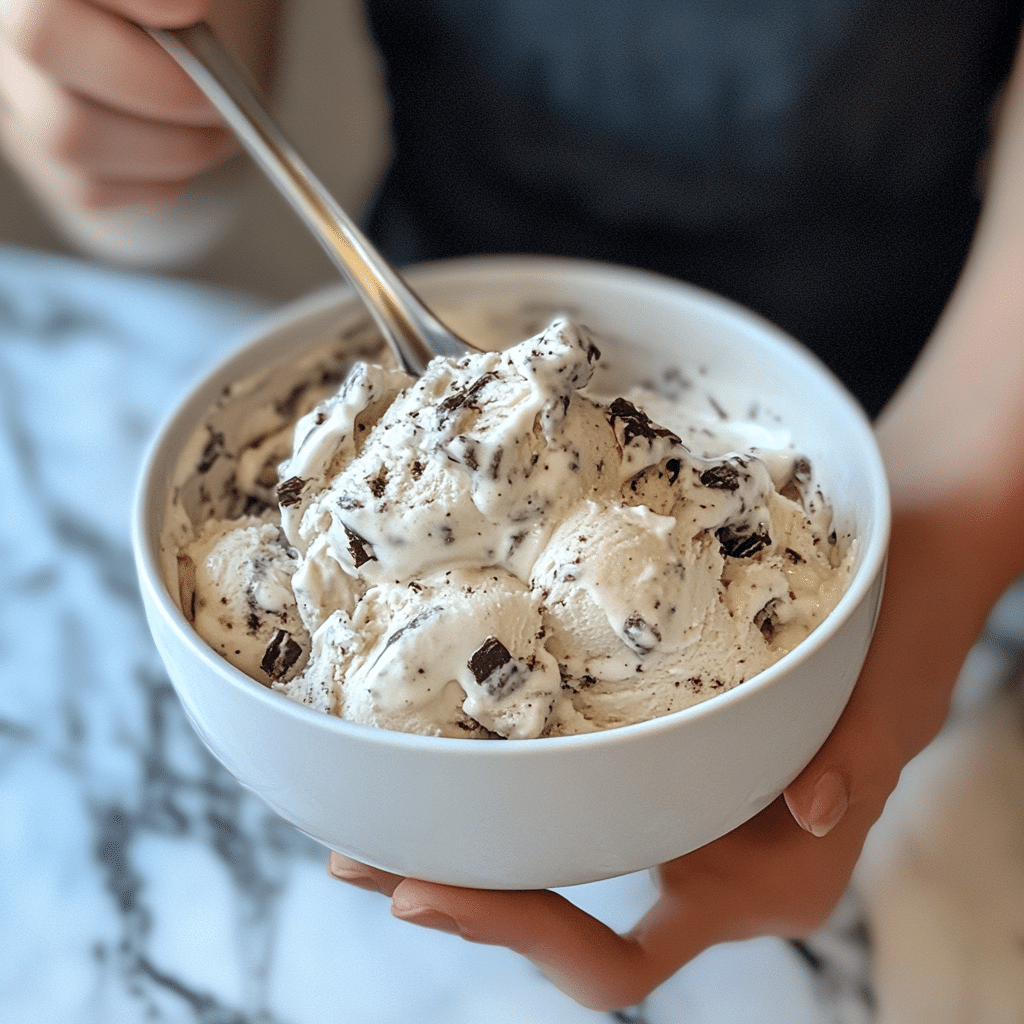 No-Churn Cookies and Cream Ice Cream