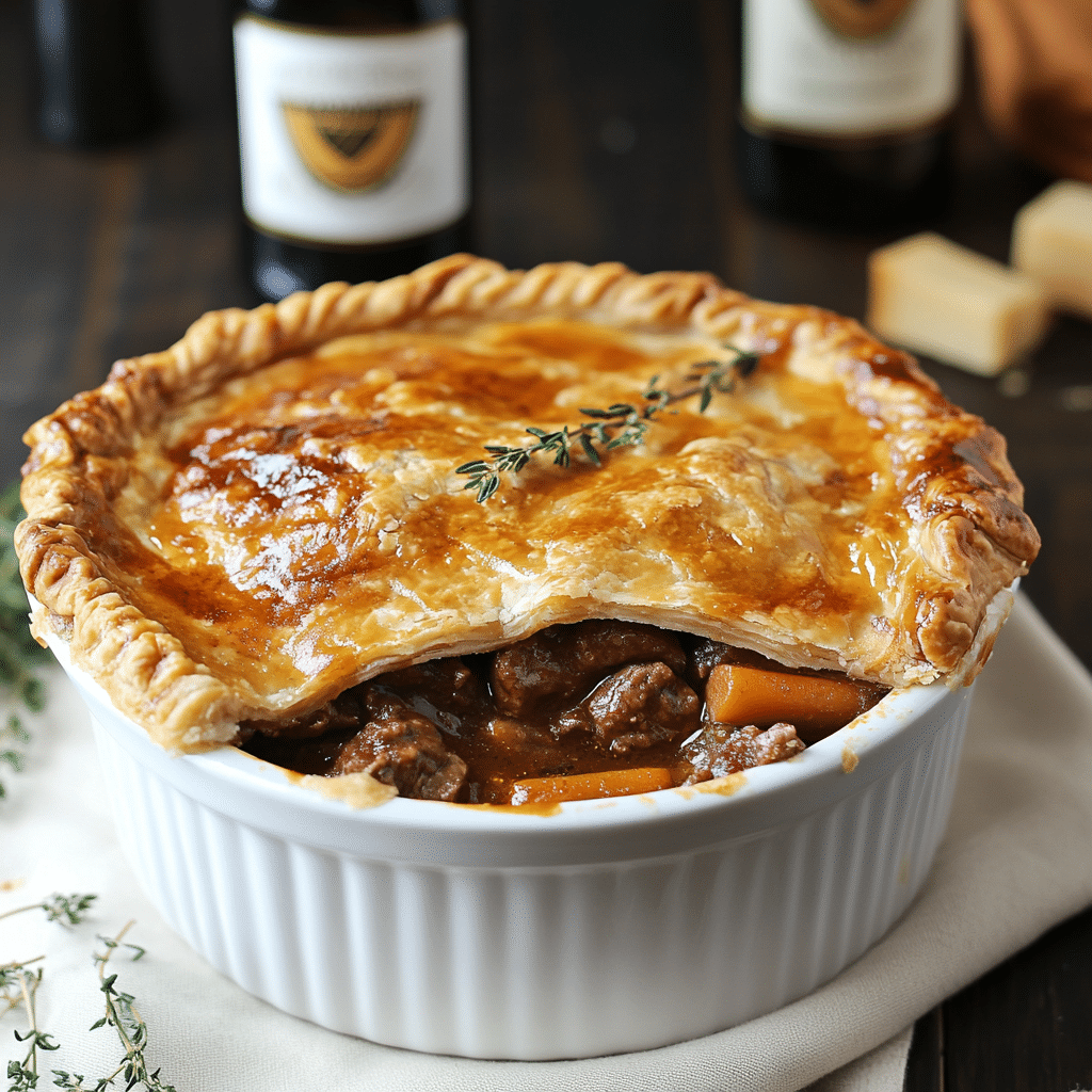 Guinness Braised Beef Pot Pie