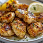 Lemon Garlic Chicken Bites