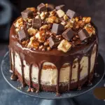 Chocolate Snickers Cake