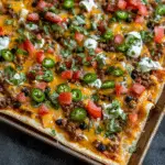 Sheet Pan Taco Pizza