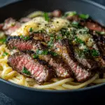 Garlic Butter Steak Lightning Noodles