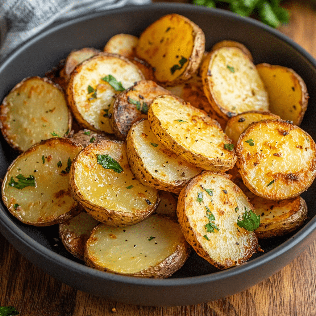 Air Fryer Sliced Potatoes