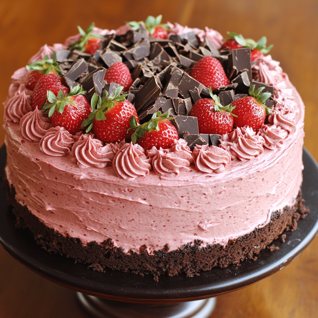 Chocolate Strawberry Cake Recipe