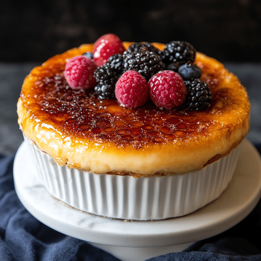 Crème Brûlée Cake
