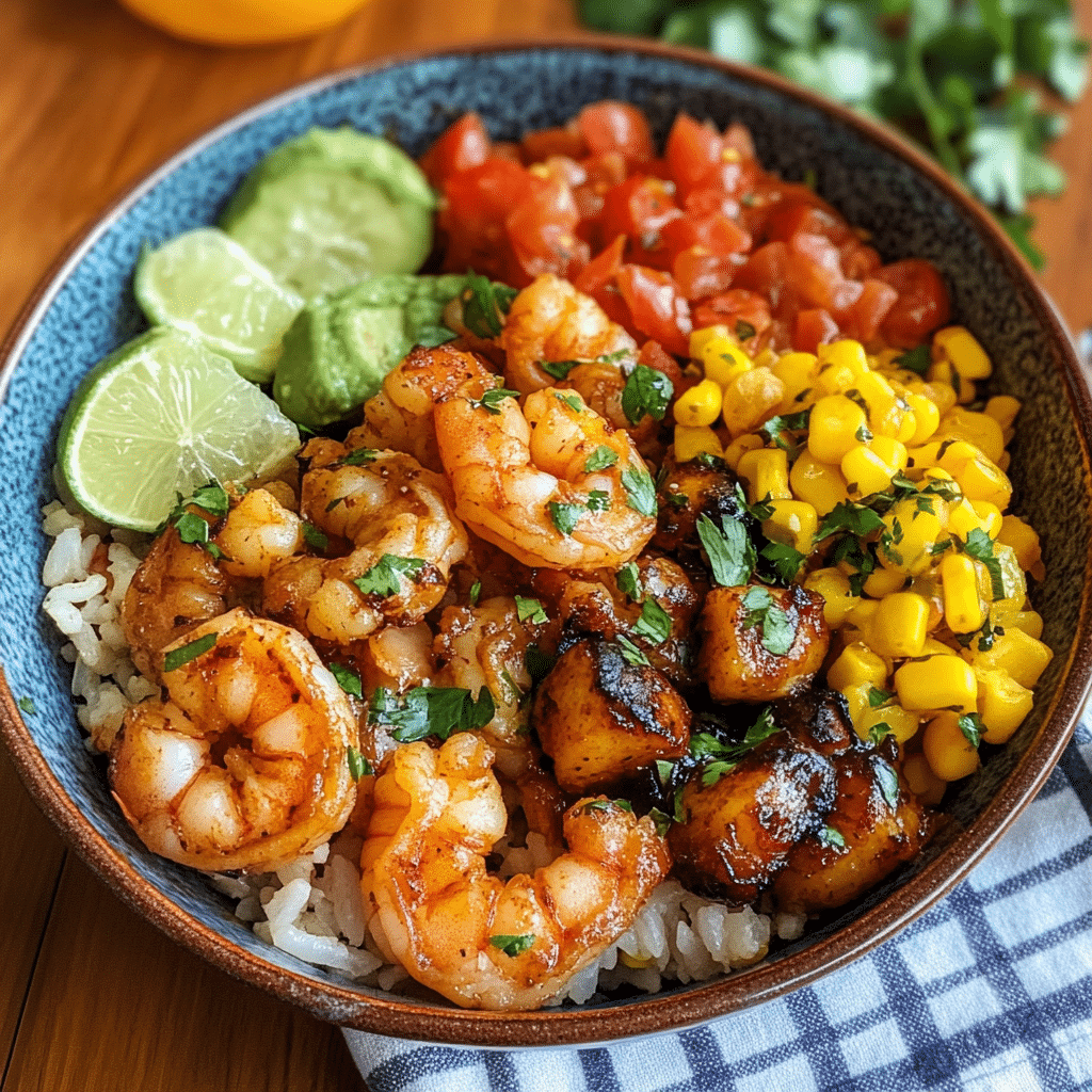 Fiesta Shrimp Rice Bowl Recipe