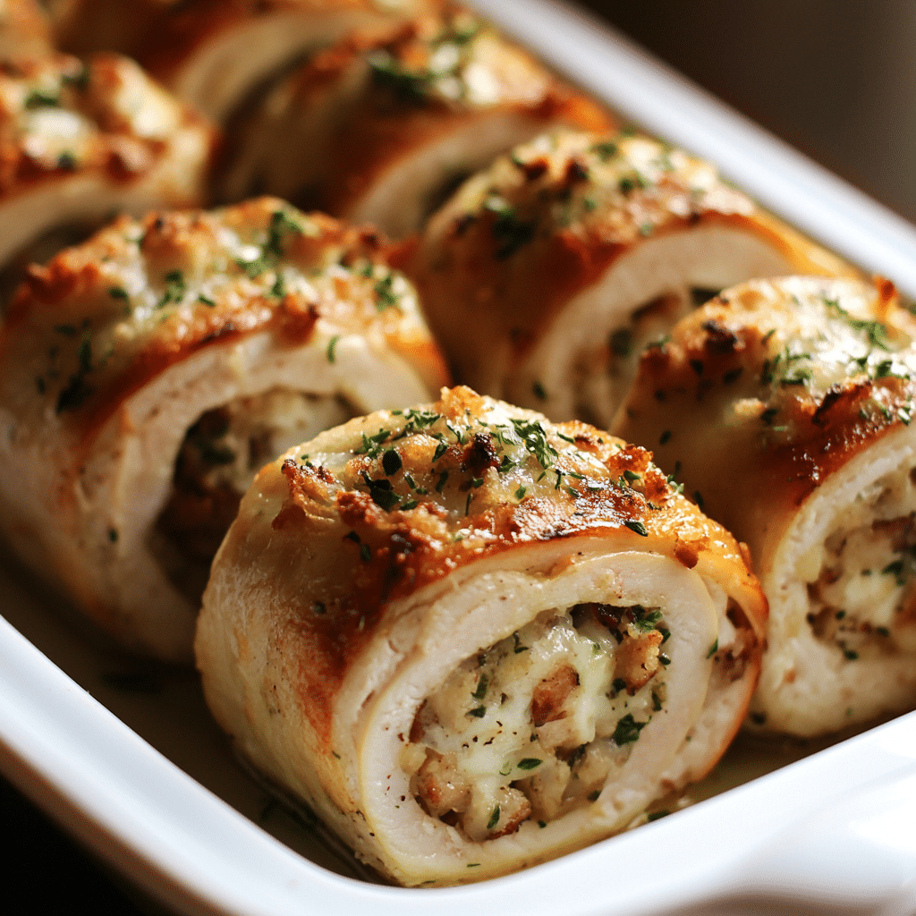 Turkey & Stuffing Roll Ups