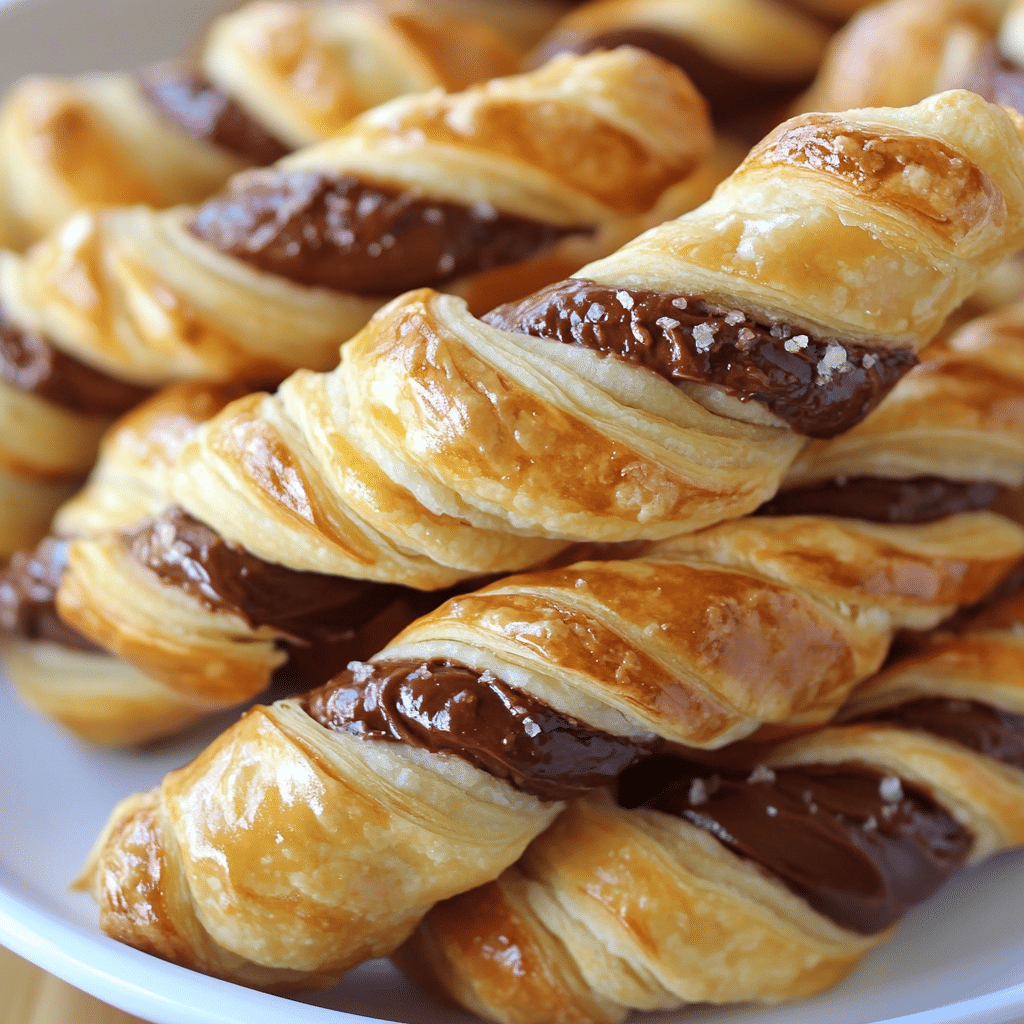 Puff Pastry Nutella Twists