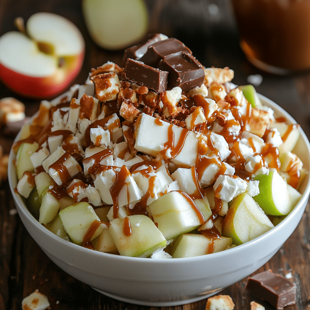 Snickers Caramel Apple Salad