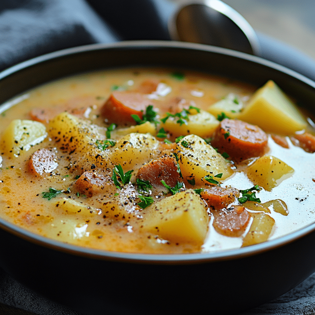 Kielbasa Potato Soup