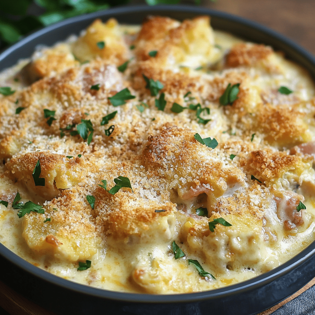 Chicken Cordon Bleu Casserole