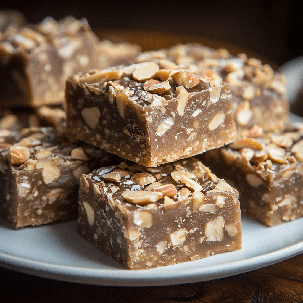 No-Bake Almond Toffee Squares