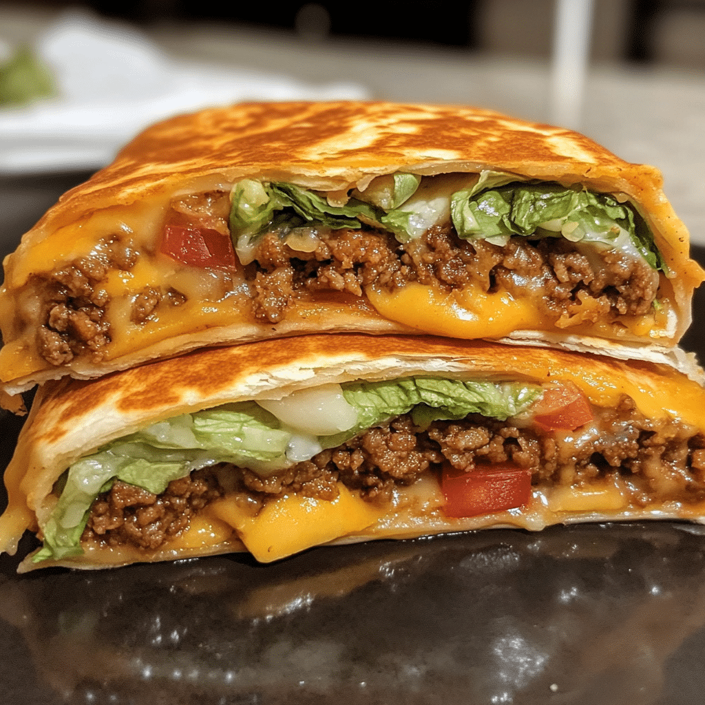 Homemade Crunchwrap Supreme