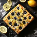 Sourdough Blueberry Lemon Focaccia