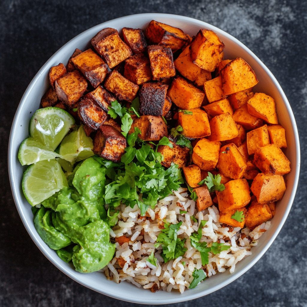 Cajun Sweet Potato Rice Bowl