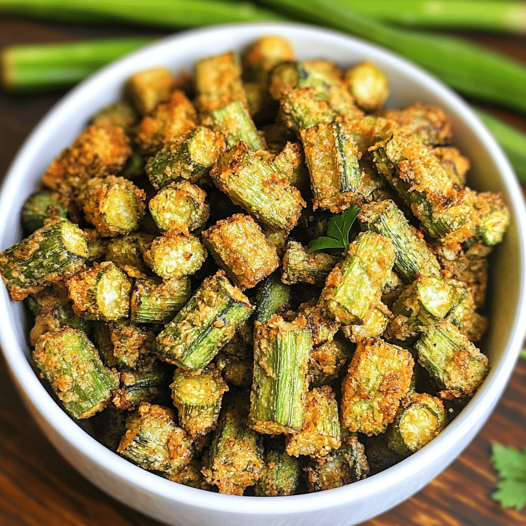 Air Fried Okra Recipe