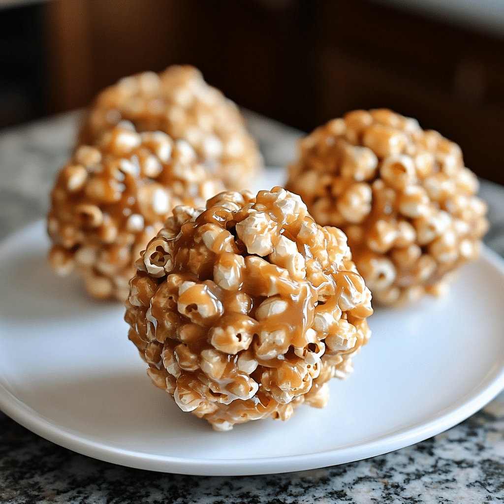 Caramel Popcorn Balls