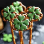 Shamrock Pretzel Pops