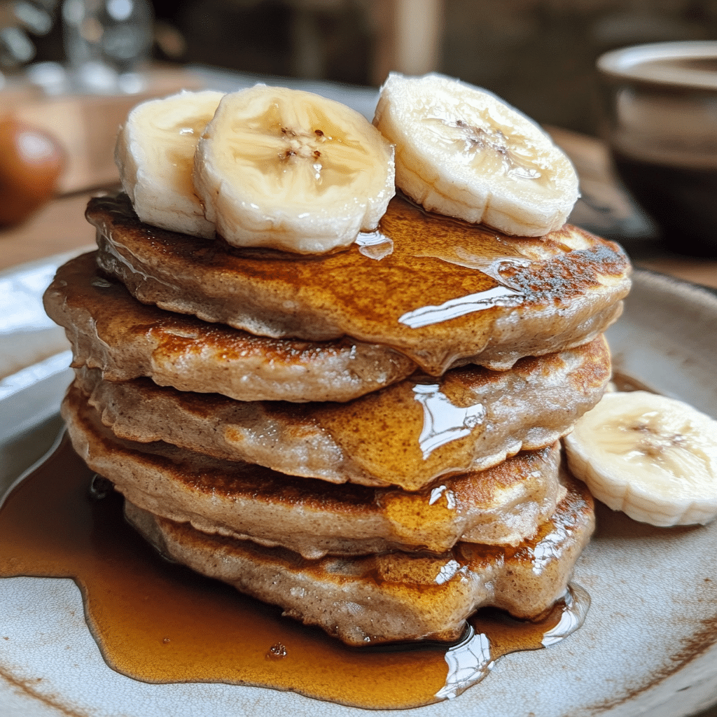 Flourless Banana & Protein Powder Pancakes