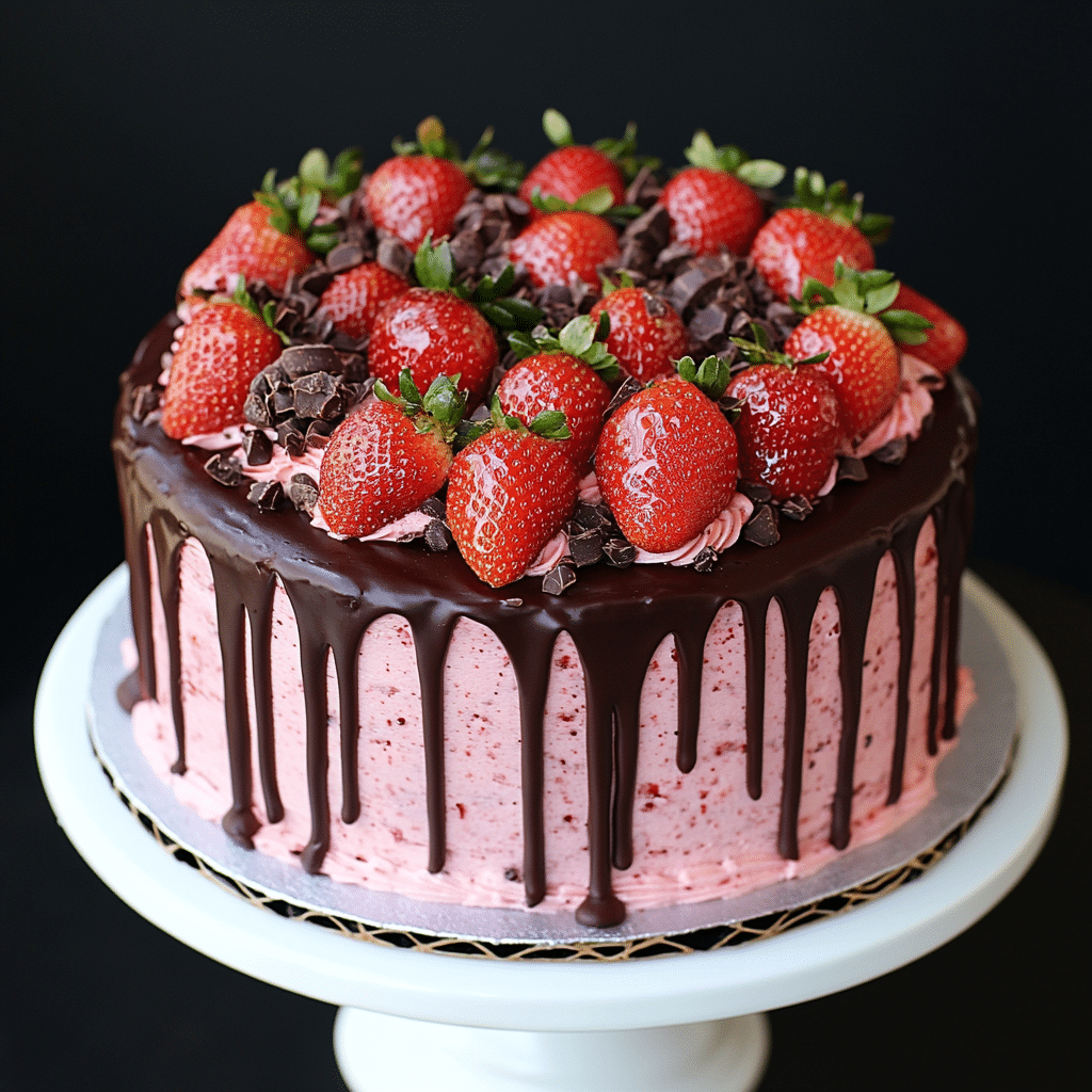 Chocolate Strawberry Cake Recipe