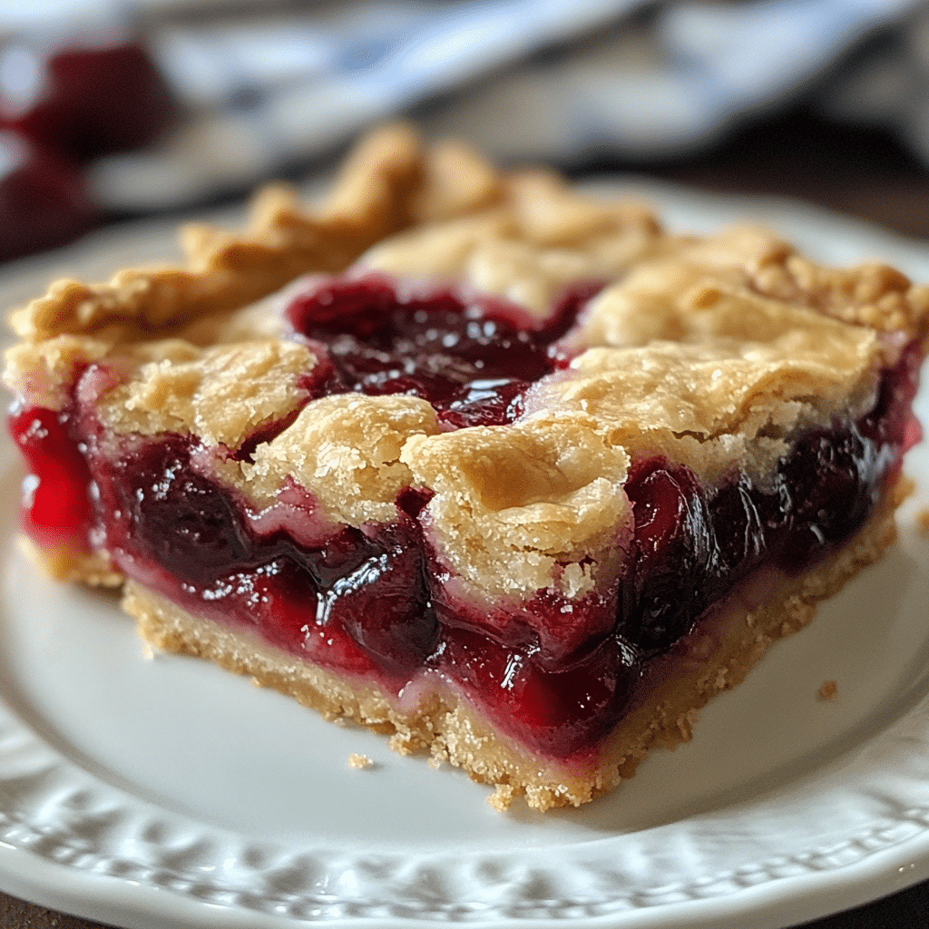 Cherry Pie Bars Recipe