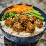 Asian Crockpot Meatballs