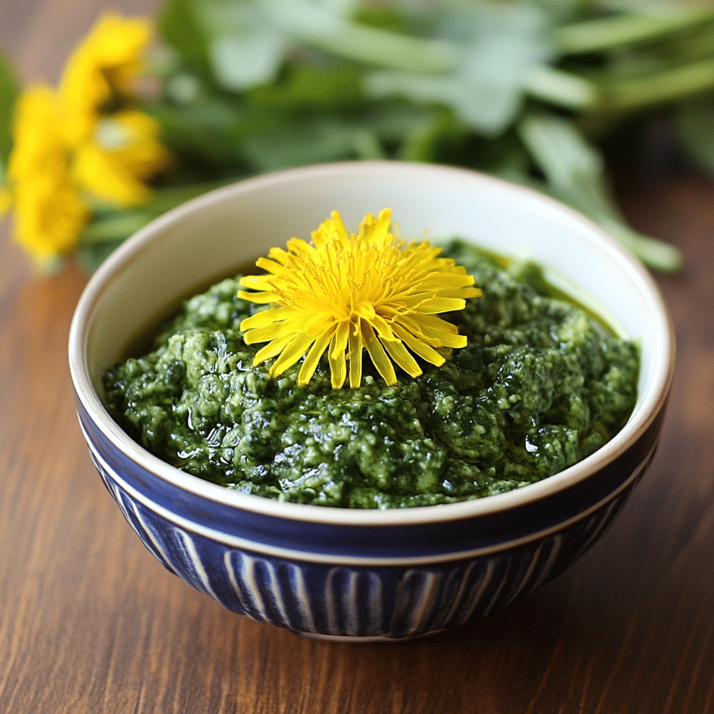 Dandelion Pesto