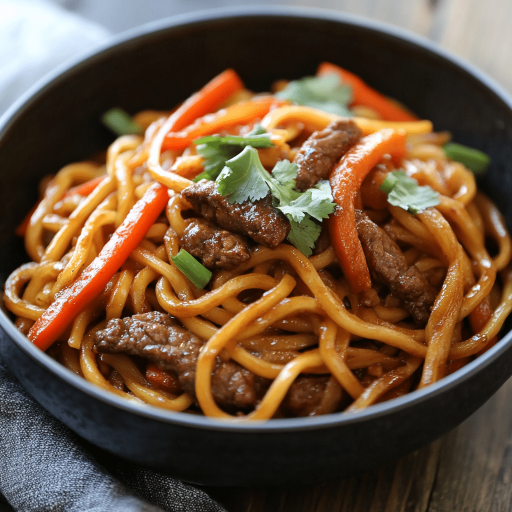 Beef Lo Mein Recipe