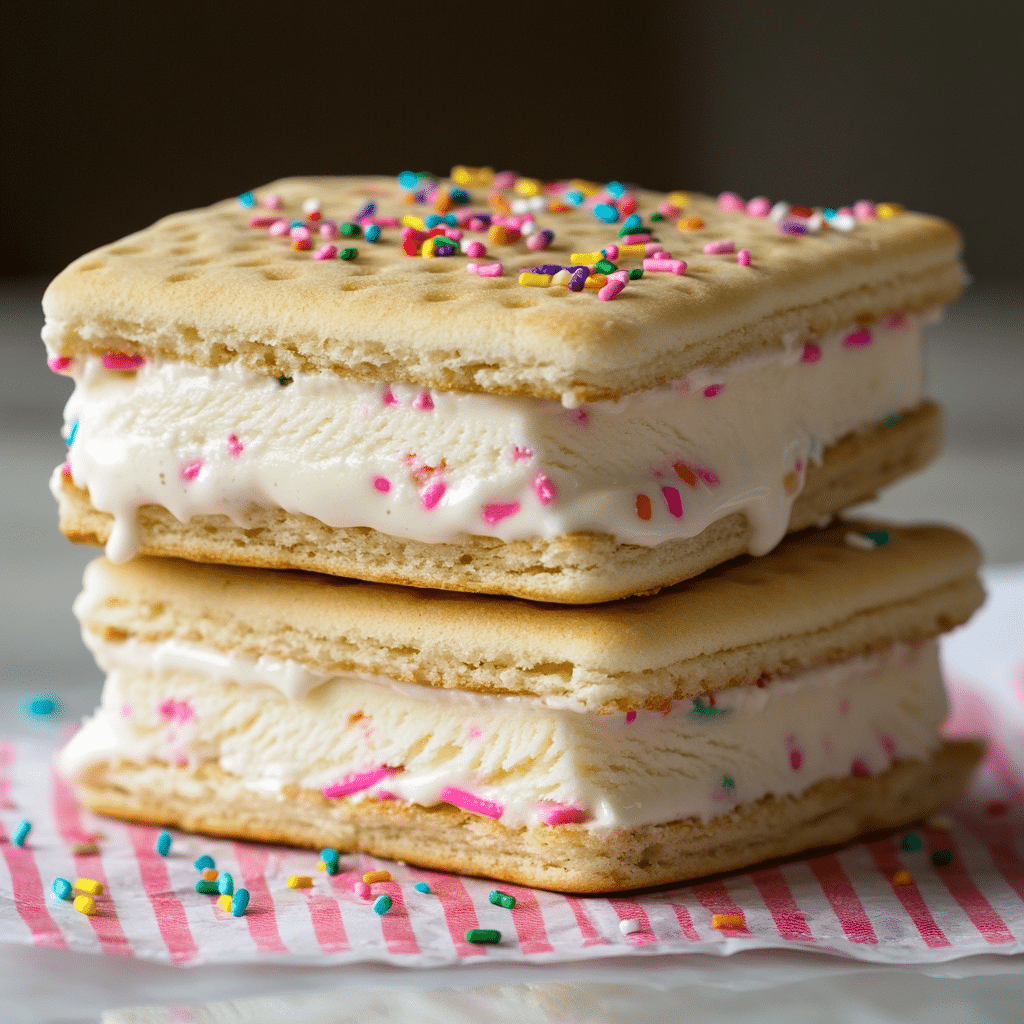 Vanilla Ice Cream Sandwiches