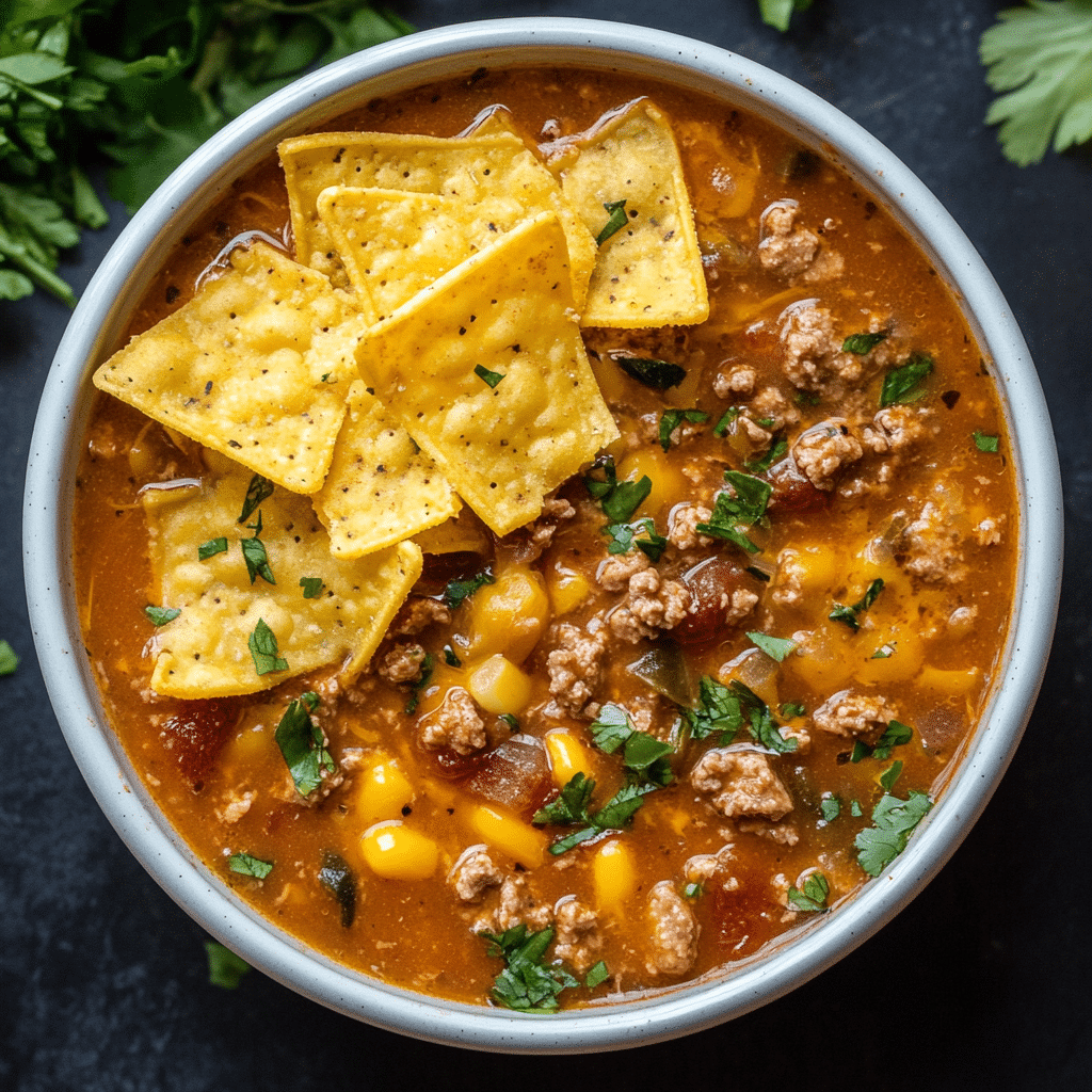 Slow Cooker Nacho Soup