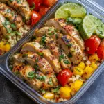 Meal Prep Baked Lime Chicken Bowls