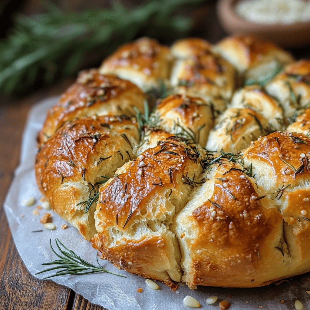 Rosemary Garlic Pull-Apart Bread