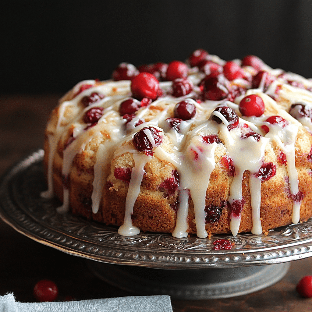 Cranberry Bliss Coffee Cake Recipe