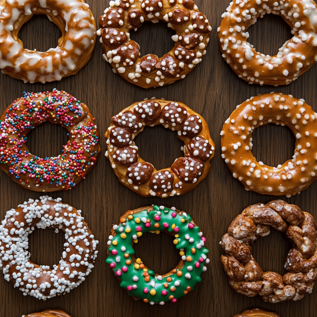 Pretzel Wreaths