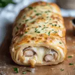 Chicken Cordon Bleu Stromboli