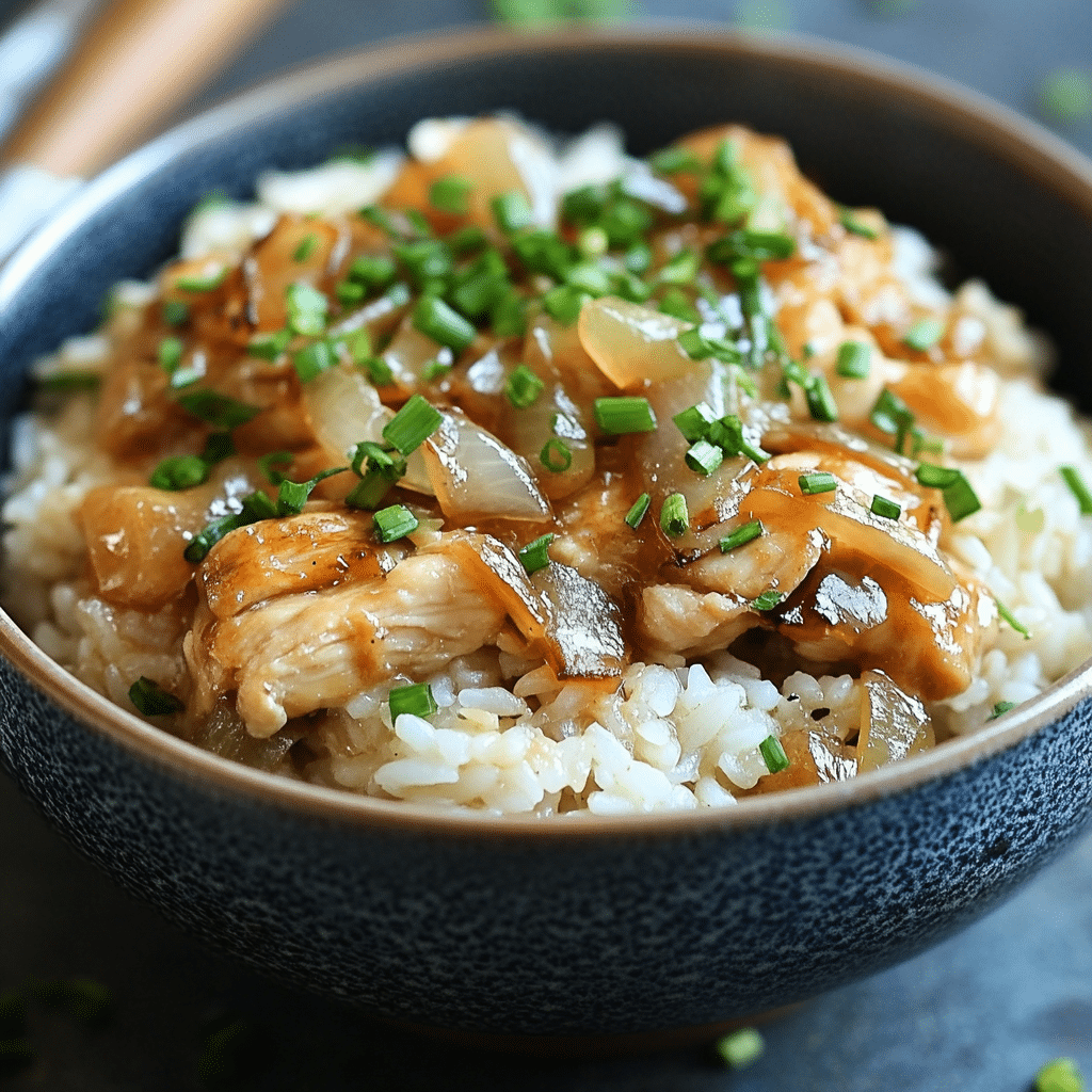 French Onion Chicken Rice