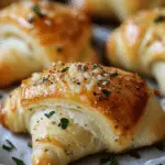 Garlic Butter Cheesy Crescent Rolls