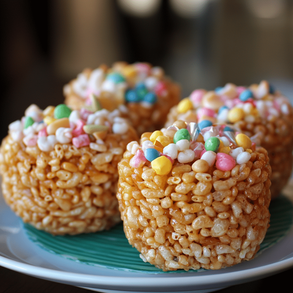 Rice Krispie Nests