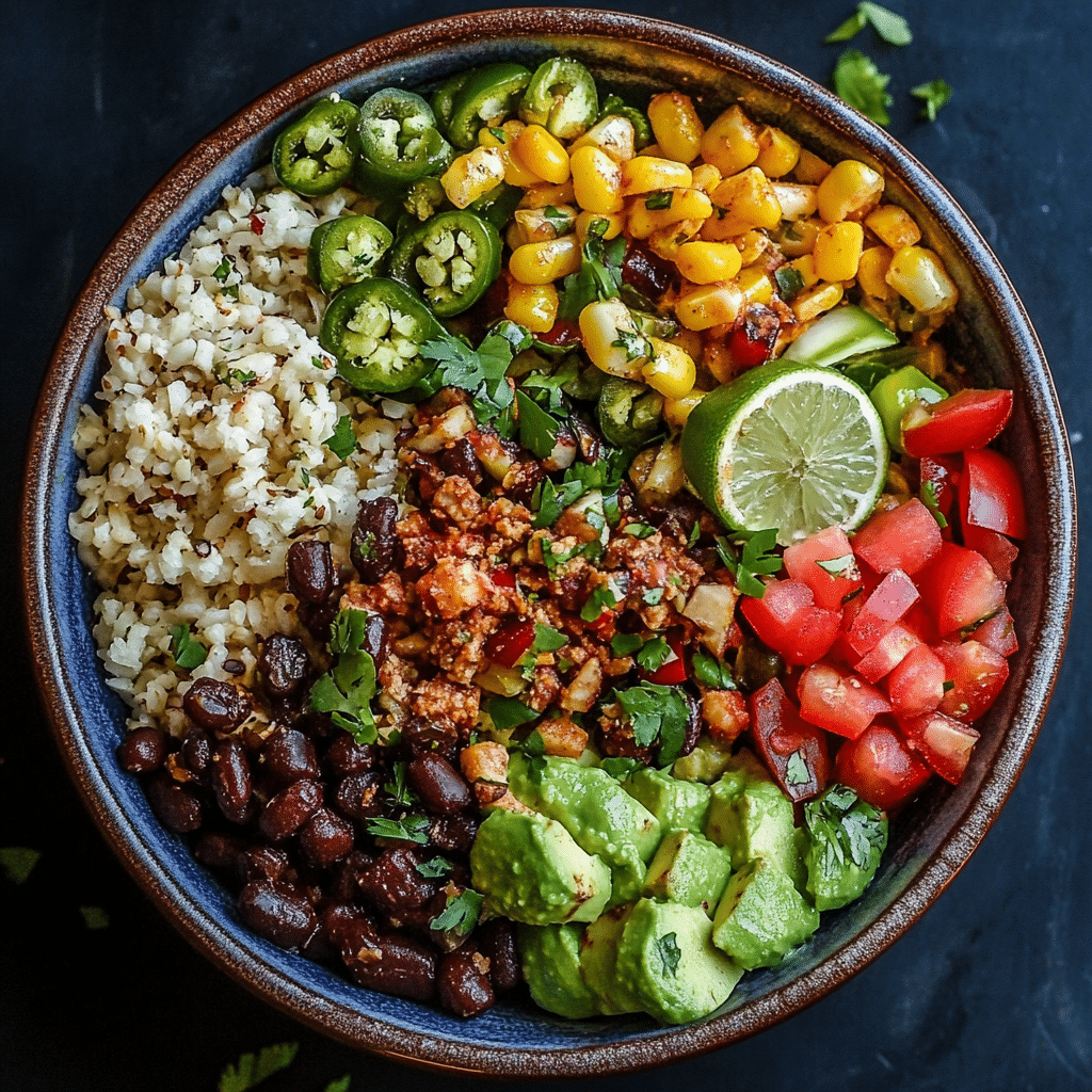 Grilled Veggie Burrito Bowls