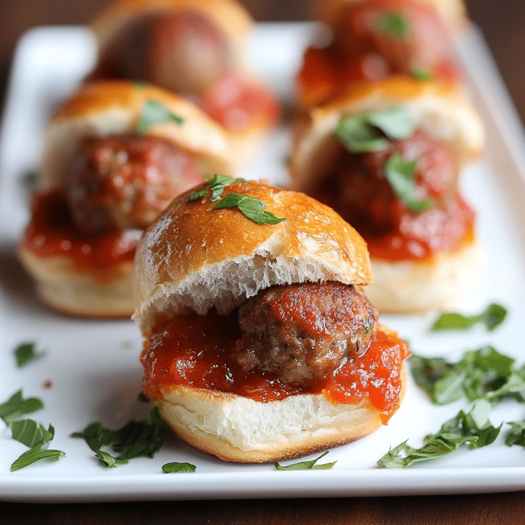 Easy Meatball Sliders