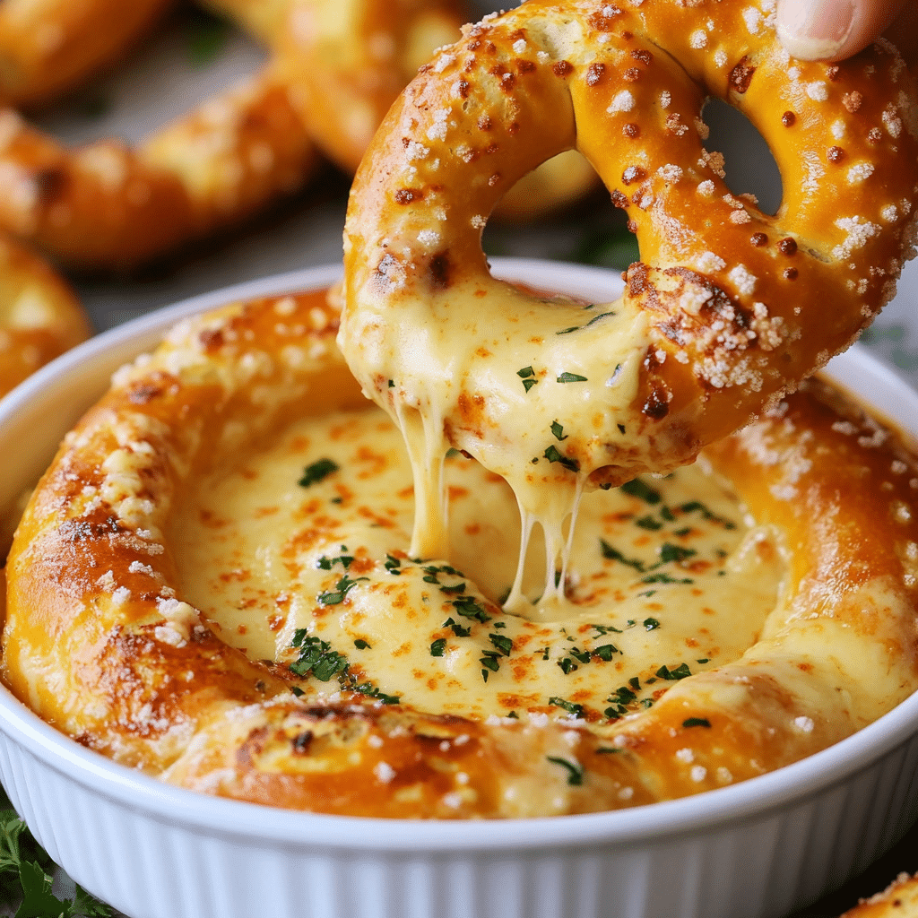 Cheese Dip for Pretzels