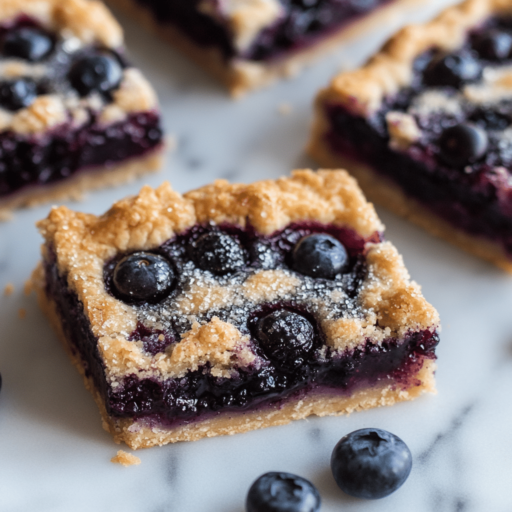 Easy Blueberry Pie Bars