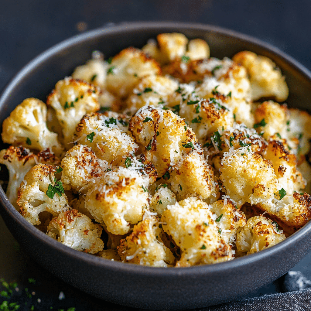 Parmesan Roasted Cauliflower