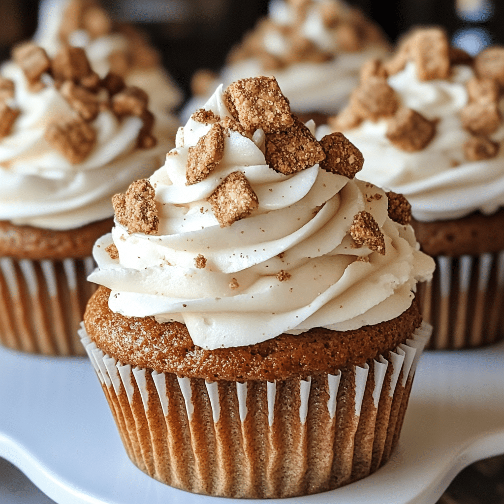 Cinnamon Graham S’more Cupcakes