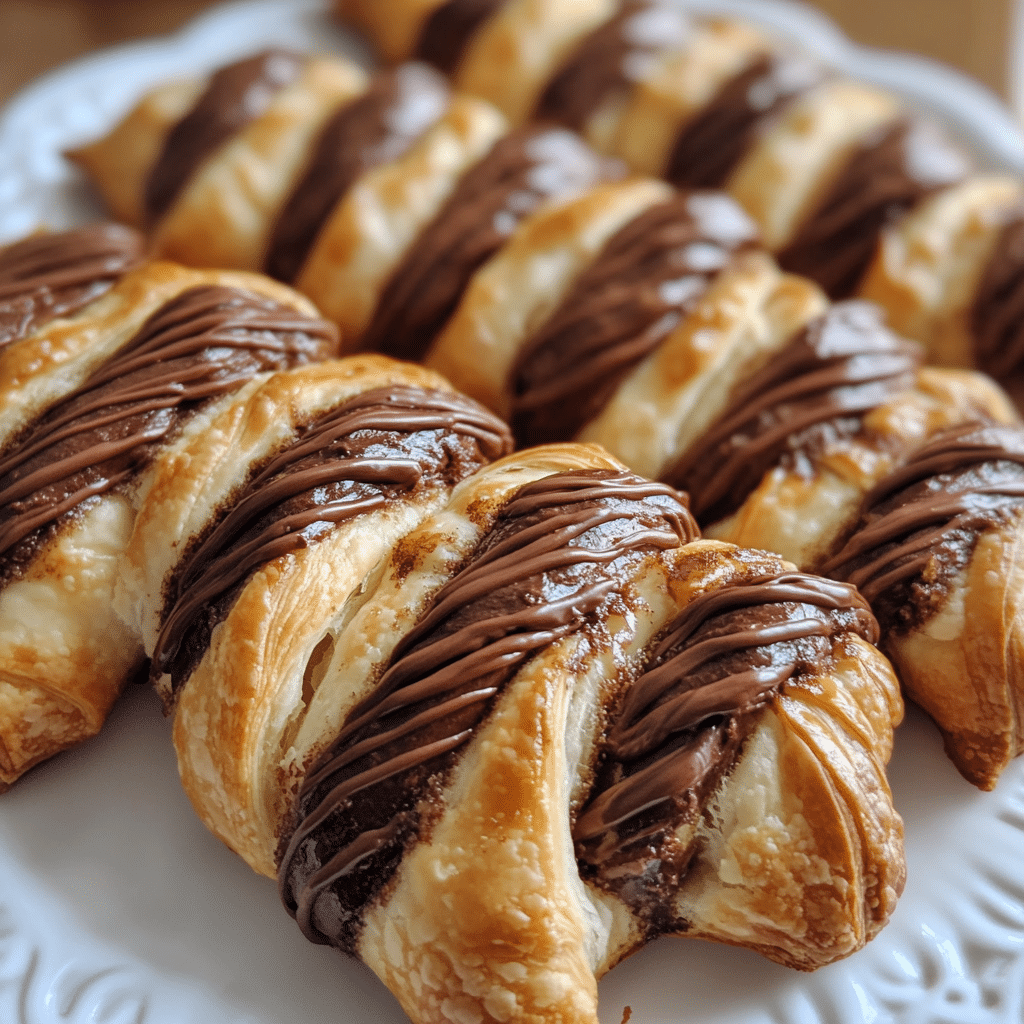 Puff Pastry Nutella Twists