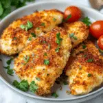 Air Fryer Parmesan Crusted Chicken