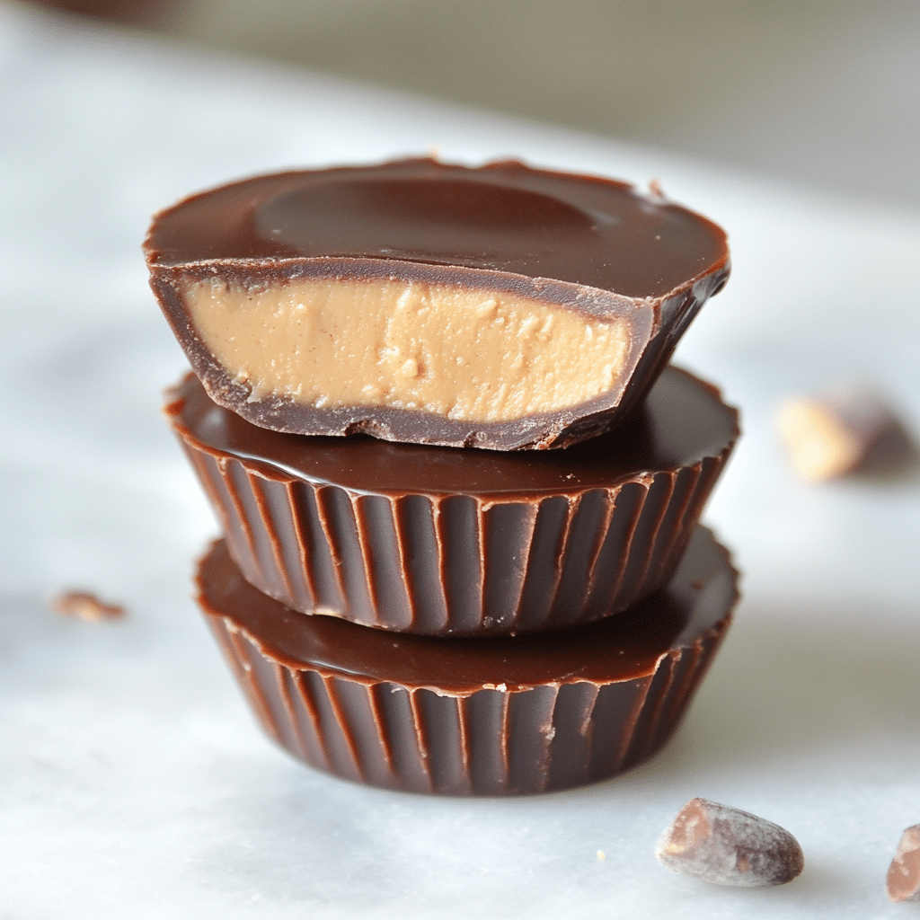 5-Ingredient Healthier Peanut Butter Cups