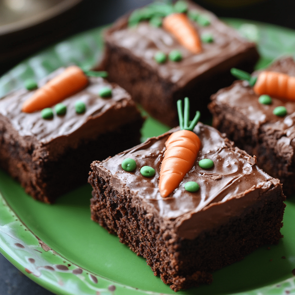 Carrot Patch Brownies